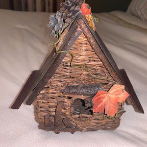 wooden birdhouse